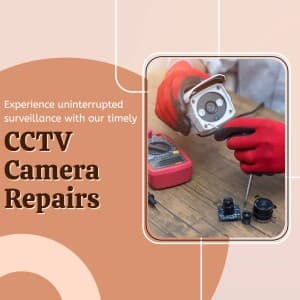 CCTV Camera Maintenance poster