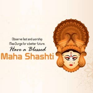 Maha Shashti flyer