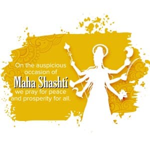 Maha Shashti banner