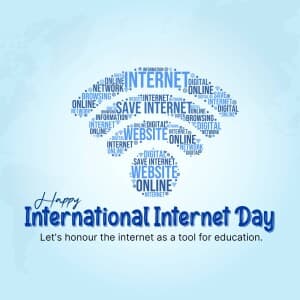 International Internet Day poster