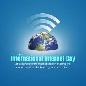 International Internet Day event poster