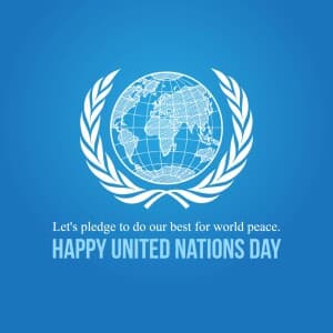 United Nations Day event poster
