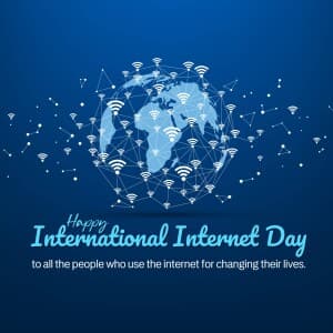 International Internet Day post