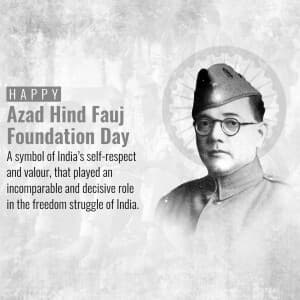 Azad Hind Fauj Sthapana Diwas post