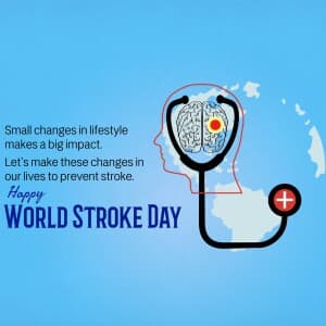 World Stroke Day poster