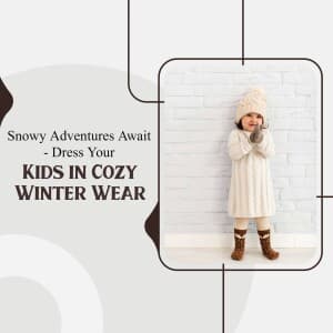 Winter Wear business template