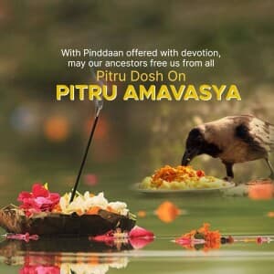 Pitru Amavasya flyer