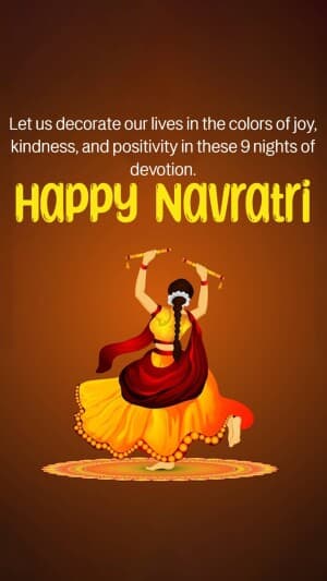 Navratri Insta Story facebook banner