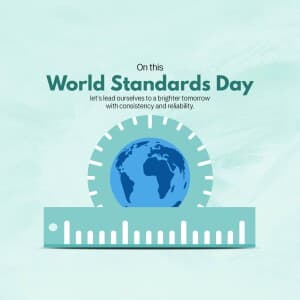 World Standards Day event poster