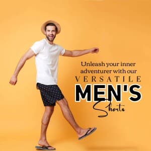 Men Shorts template