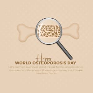 World Osteoporosis Day - UK event poster