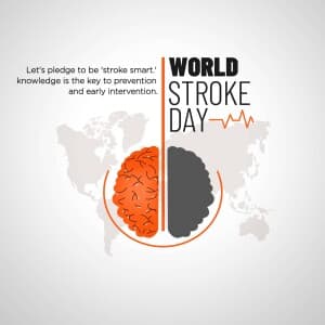 World Stroke Day - UK event poster