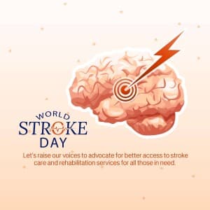 World Stroke Day - UK flyer
