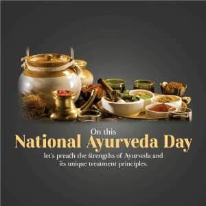 National Ayurveda Day Instagram Post