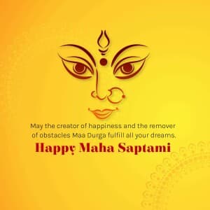 Maha Saptami flyer