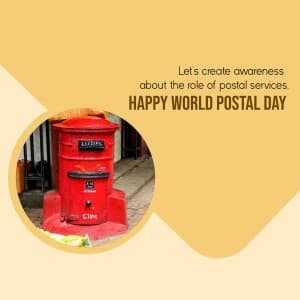 World Post Day event poster