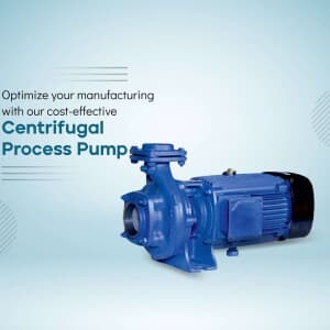Centrifugal Monoblock pump poster