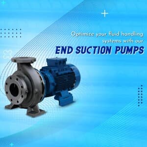 End suction pump poster
