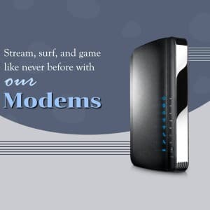 Modem poster