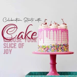 Cake promotional images