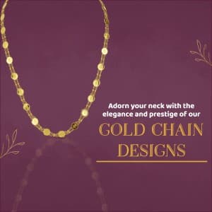 Gold Chain business flyer