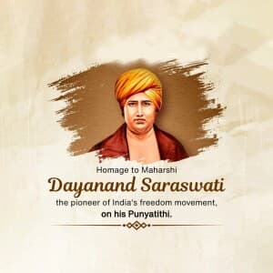 Dayanand Saraswati Punyatithi image