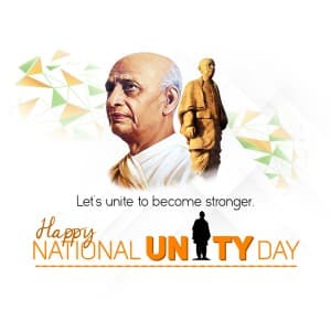 National Unity Day event poster