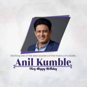 Anil Kumble Birthday video