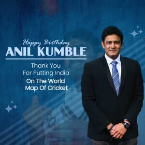 Anil Kumble Birthday post