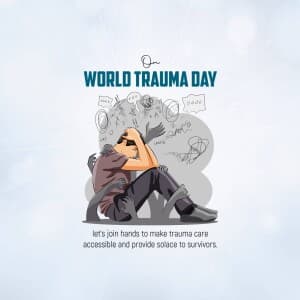 World Trauma Day banner