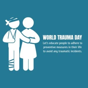 World Trauma Day flyer