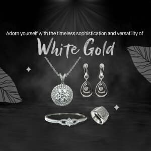 White Gold Jewellery flyer