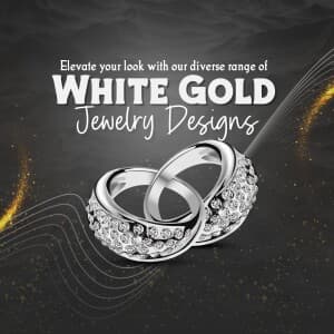 White Gold Jewellery template