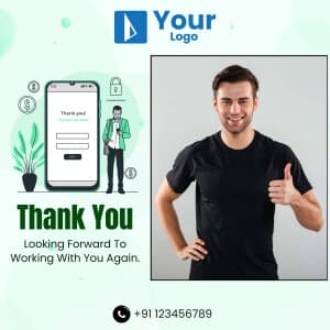 Payment Thanks Social Media template