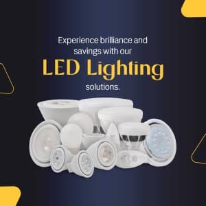 Led Lights promotional template