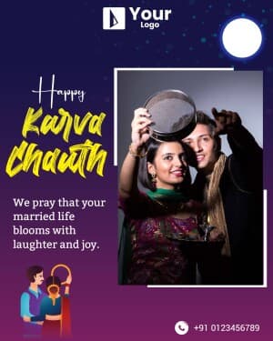 Karva Chauth Wishes Templates template