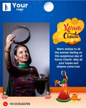 Karva Chauth Wishes Templates image