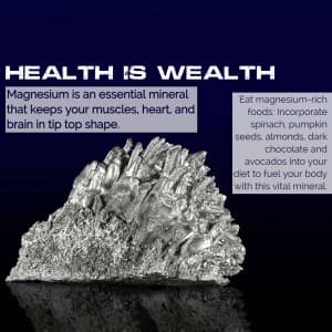Ayurvedic Health Tips Social Media poster