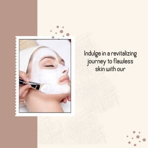 Facial business flyer