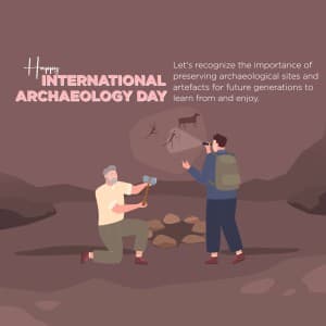 International Archaeology Day - UK illustration