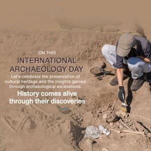 International Archaeology Day - UK post