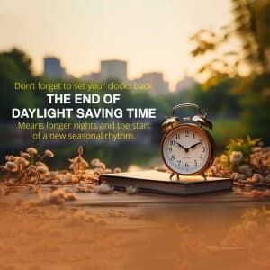 Daylight Saving Time ends - UK image