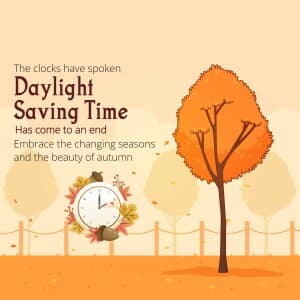 Daylight Saving Time ends - UK banner