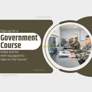 Government Courses template