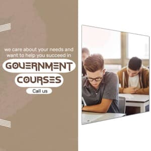 Government Courses marketing poster