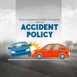 Accident Policy marketing poster