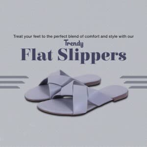 Flat Slipper template