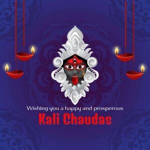 Kali Chaudas marketing poster