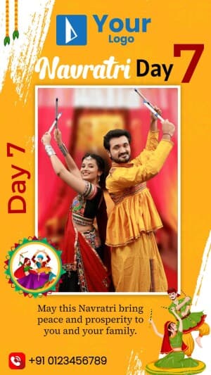 Navratri Story Templates Instagram banner