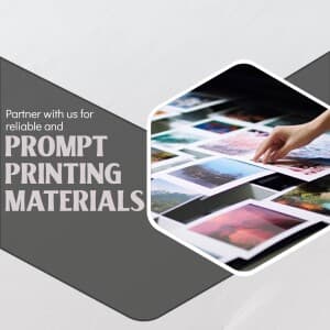 Printing Material flyer